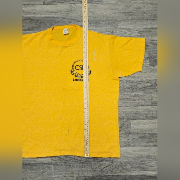 Vintage 70s 80s Cold Springs Harbor Laboratory Single Stitch T-Shirt Large USA - Picture 8 of 10